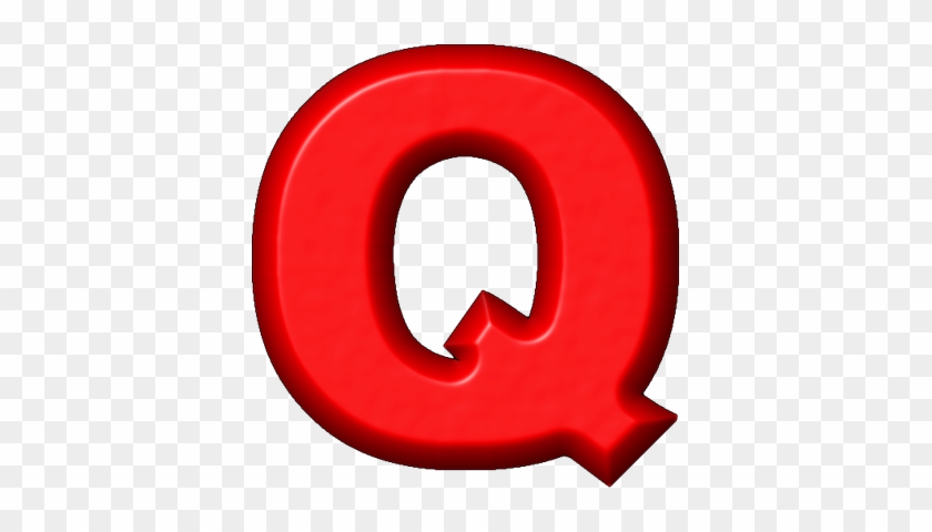 Letter Q In Red #1192647