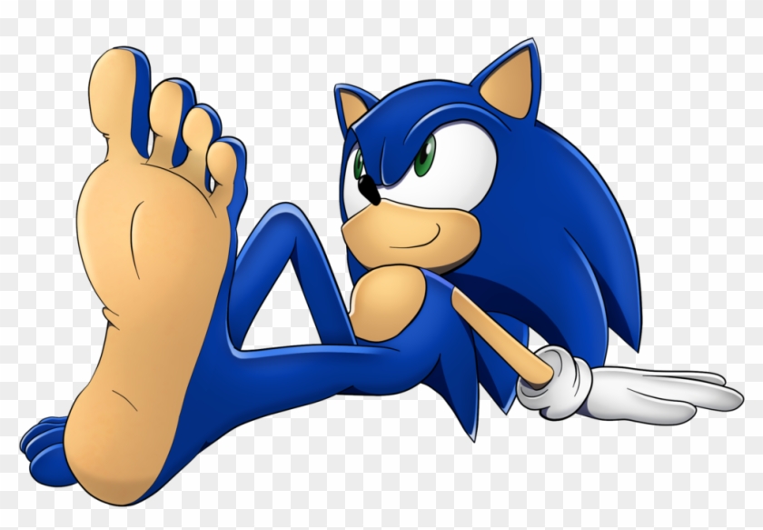 Relaxing Times With Sonic By Feetymcfoot - Sonic Barefoot #1192673