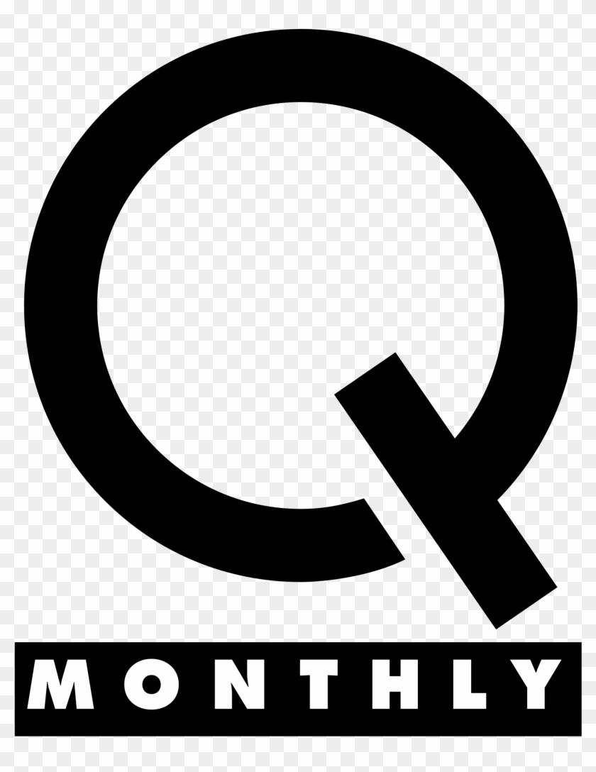 Q Monthly Logo Black And White - Custom Howdy-tizer Bottles - Crhowdytzr (white - Sample) #1192762