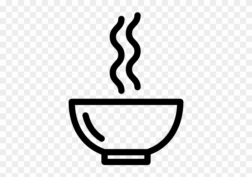 Steam Clipart Plate Food - Hot Bowl Outline #1192764