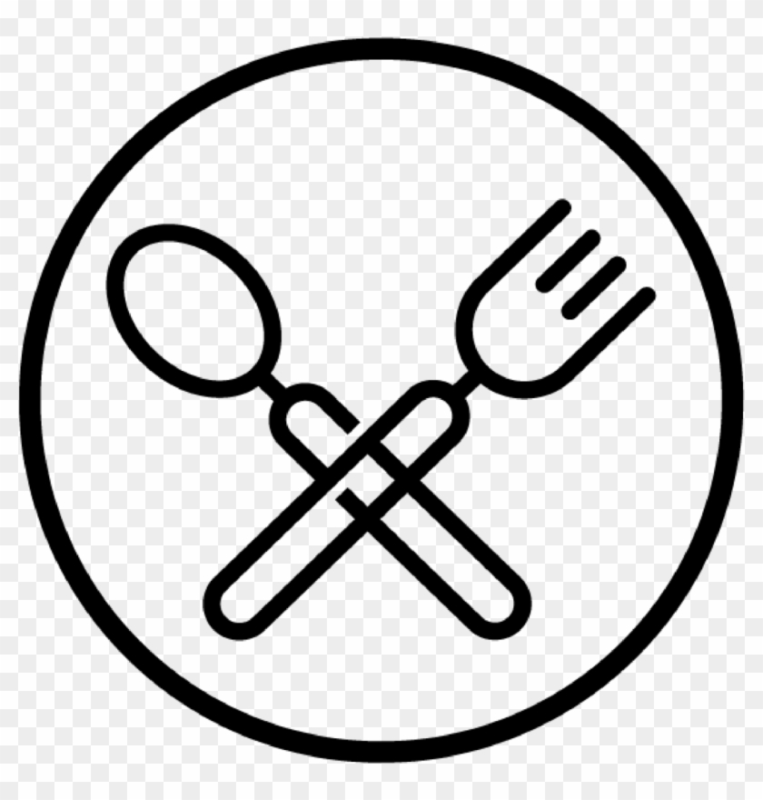 Fork And Spoon Outline #1192835