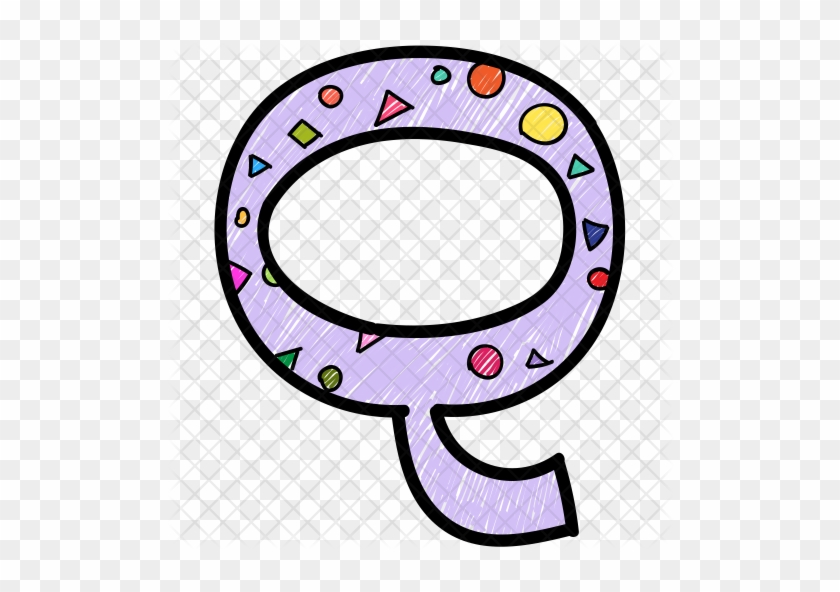 Alphabet Letter Q Icon - Q #1192946