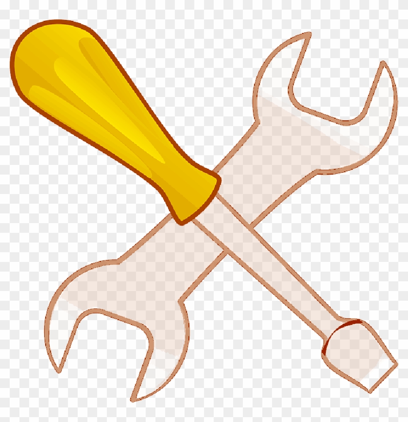 Building, Computer, Hand, Cartoon, Tools, Tool - Tools Clip Art #1192956