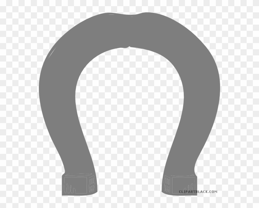 Horseshoe Animal Free Black White Clipart Images Clipartblack - Horseshoe #1193040