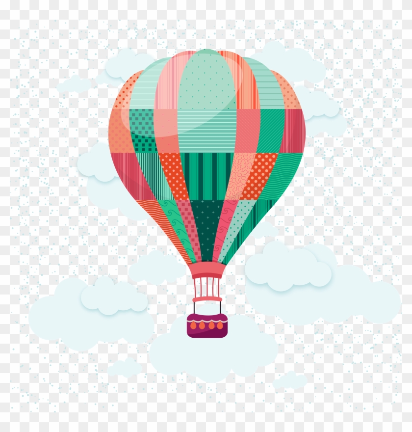 Hot Air Balloon Cartoon Clip Art - Hot Air Balloon Illustration Png #1193246