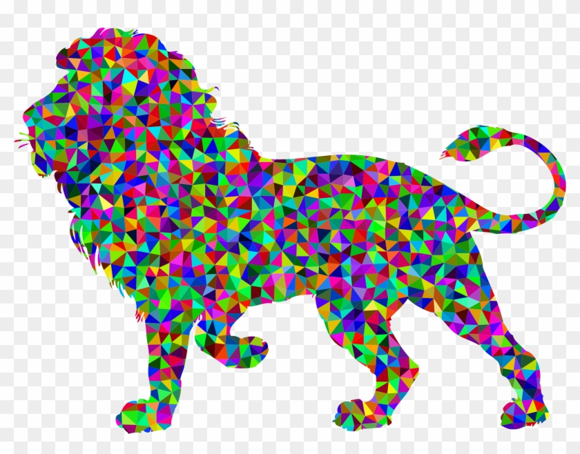 Low Poly Lion - Lion Silhouette #1193354