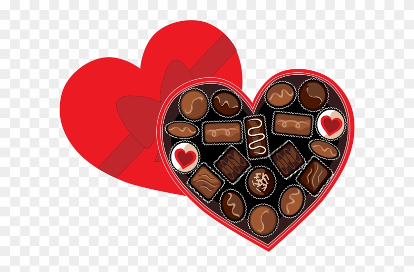 Valentine Chocolate Clipart - Valentines Day Chocolate Clipart #1193384