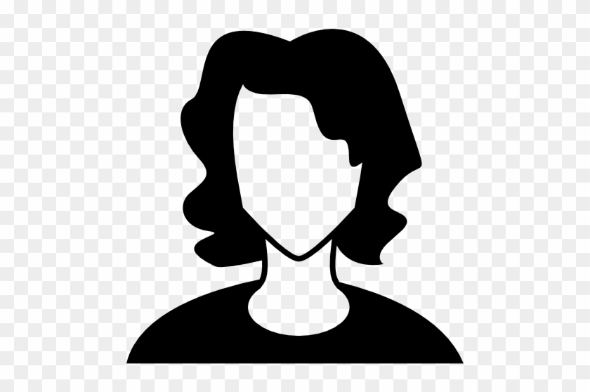 Person Close Up To Face With Short Dark Hair Free Icon - Femenino Persona Icono Png #1193805