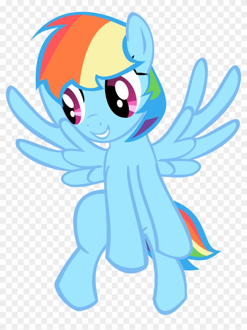 Short-haired Rainbow Dash By Rorycon - Rainbow Dash New Hair #1193820