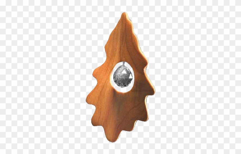 Oak Leaf Crystal - Holz Eichenblatt Mit Swarovski-kristall, 14cm #1193825