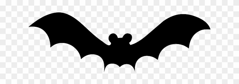 Bat, Simple, Silhouette, Art, Halloween, Decoration - Bat Clip Art #1193917