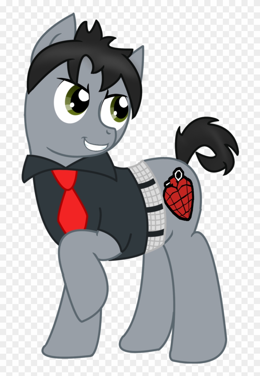 Green Day, Looking Back, Male, Necktie, Ponified, Pony, - Billie Joe  Armstrong - Free Transparent PNG Clipart Images Download