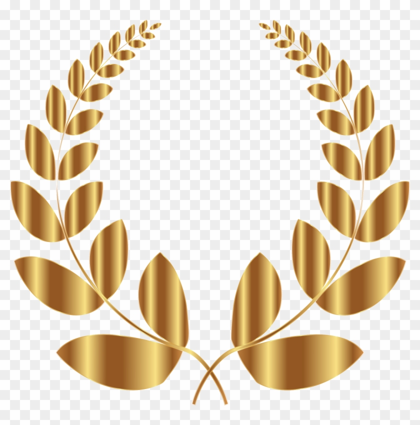 This Free Icons Png Design Of Gold Laurel Wreath 5 - Gold Wreath Transparent Background #1194013