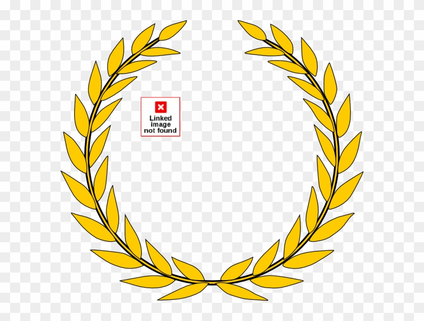 Gold Laurel Svg Clip Arts 600 X 556 Px - Golden Cliparts #1194014