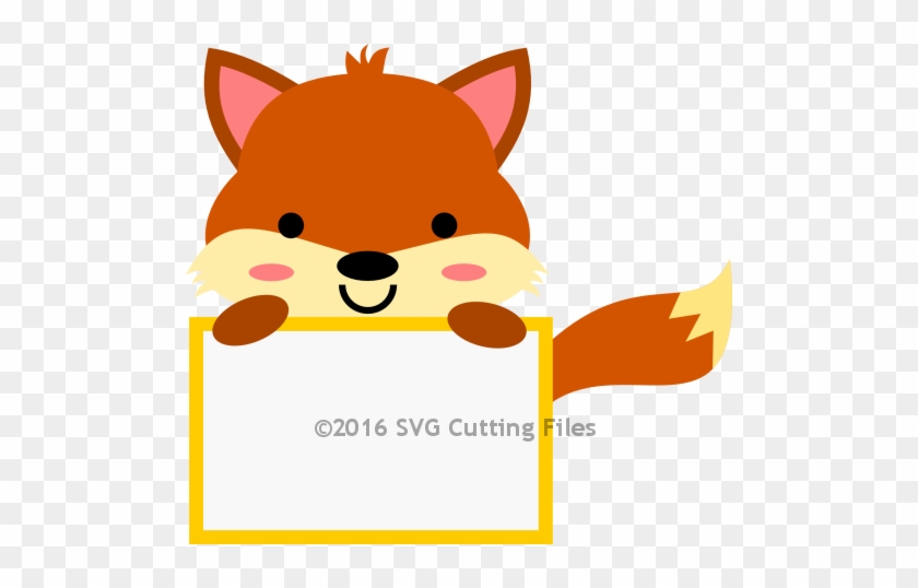 Animal Svg Files For Sure Cuts A Lot Svg Files Scal - Peeking Fox Png #1194120