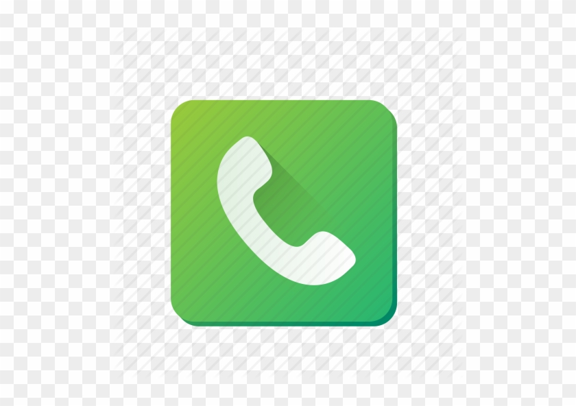 Square Phone Icon - Phone Icon Green Color #1194176