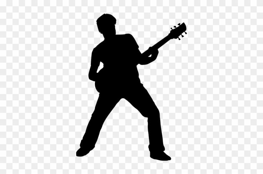 Guitarist Playing Silhouette Transparent Png - Guitar Player Silhouette Png #1194244