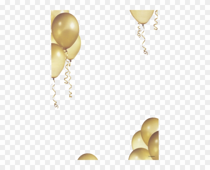 Share This Image - Gold Balloons Png Transparent #1194390