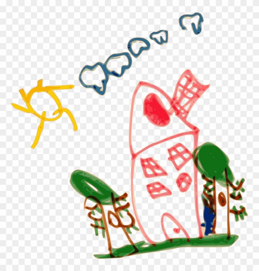 Pre School Drawing Preschool Drawing At Getdrawings - Preschool House Drawing #1194441