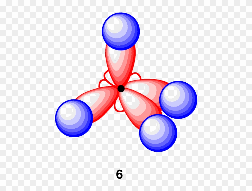 In 6, Each Of The Four Carbon Hydrogen Bonds Is Formed - Circle #1194531