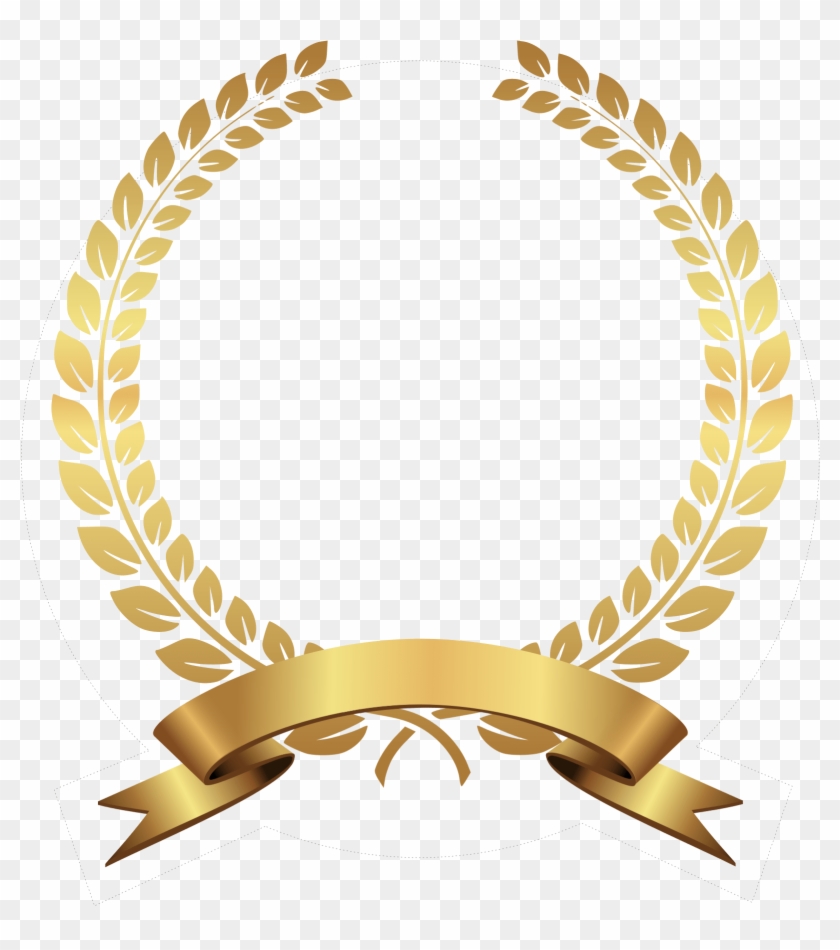 Gold Laurel Wreath Png #1194598