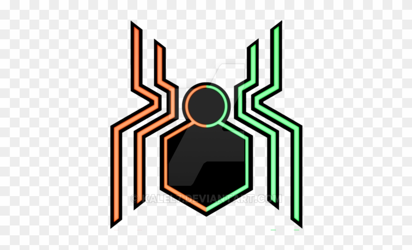 Mcu Spiderman Stealth Logo Combo By Kalel7 - Stealth Spiderman Logo #1194637