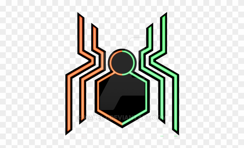 Mcu Spiderman Stealth Logo Combo By Kalel7 - Stealth Spiderman Logo #1194637