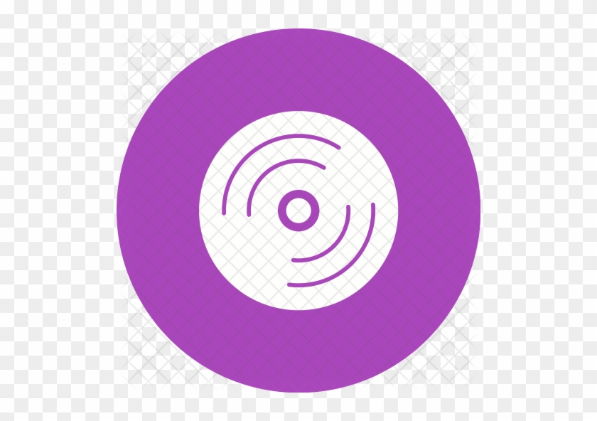 Cd Icon - Circle #1194726