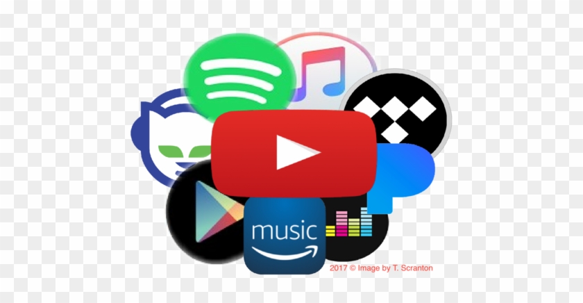 Streaming Music Logos Transparent Background #1194730