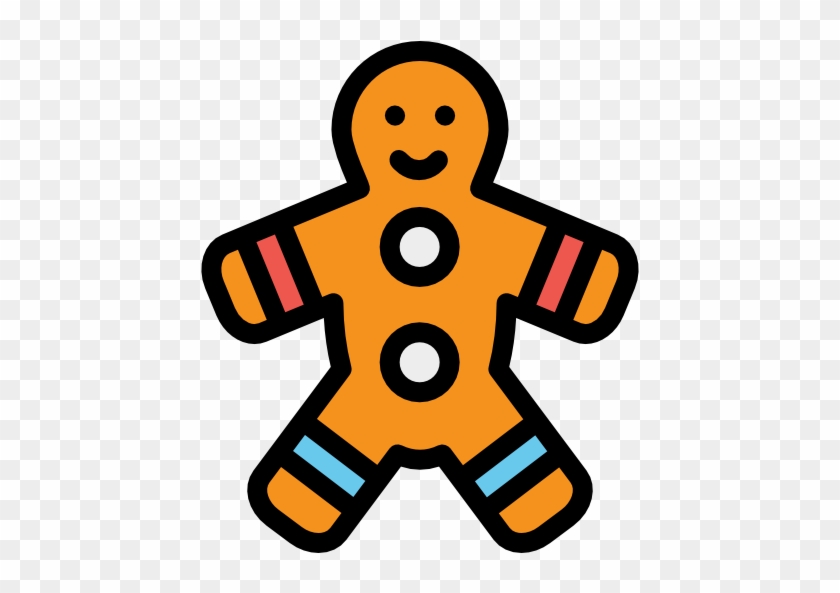 Gingerbread Man Free Icon - Gingerbread Man Free Icon #1194940