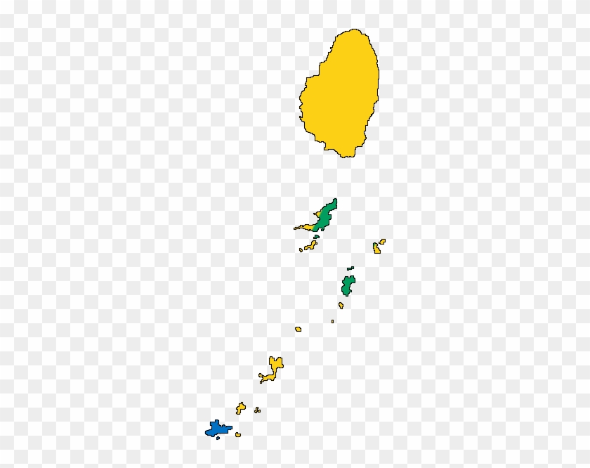 Saint Vincent Grenadines Flag Map Saint Vincent Grenadines - Saint Vincent And The Grenadines Flag Map #1194977