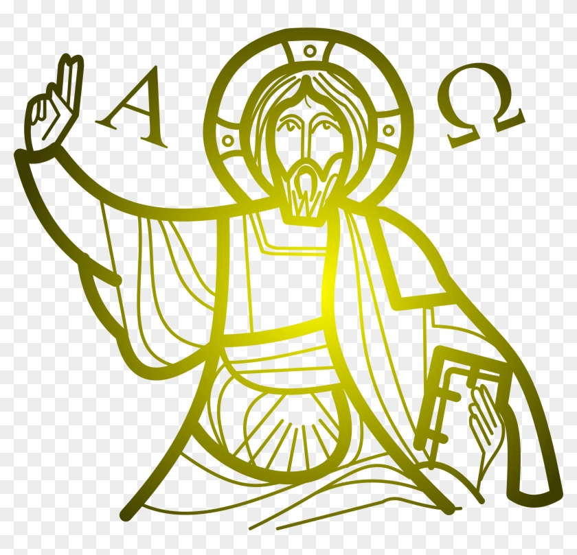 Luxury Coloring Picture Of Baby Jesus Embellishment - Pantocrator Png #1195011