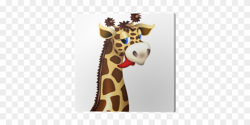 Giraffe's Head Funny Cartoon Character - Vacation Bible School Flyer #1195017