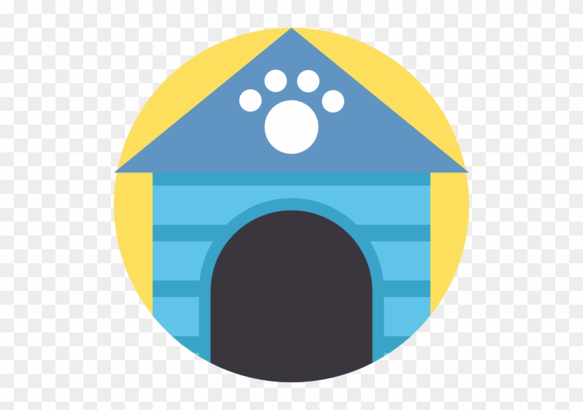 Dog House Free Icon - Circle #1195064