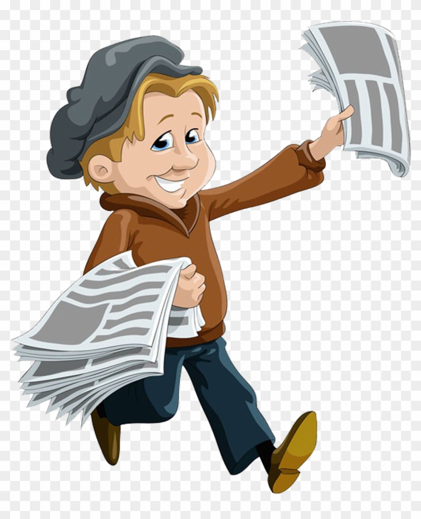 Boy Selling Newspapers 2362*2362 Transprent Png Free - Boy Selling Newspapers 2362*2362 Transprent Png Free #1195134