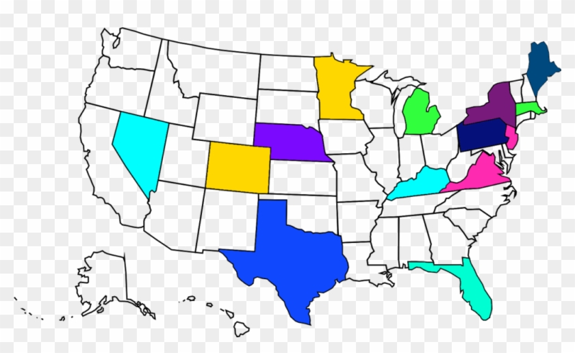 We Are Three Weeks Into The Season And Attendance Has - Blank United States Map #1195339