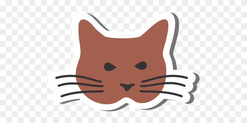 Cat, Kat, Domestic Cat, Animal, Sweet - Simple Cat Clipart Free Transparent PNG Clipart Images Download