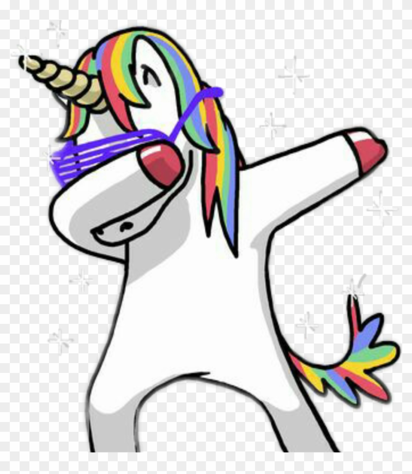 Dabbing Unicorn Png #1195463