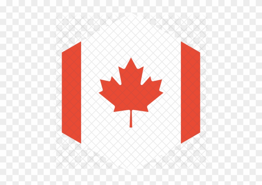 Canada Icon - Canada Flag Art Leaf #1195483