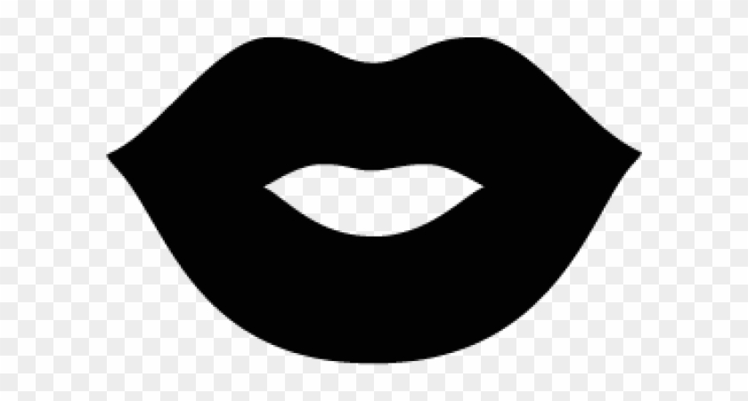 Lips Clipart Silhouette - Iconos De Labios #1195498