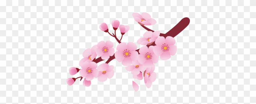 Cherry Blossom Flower Clip Art - Cherry Blossom Clip Art Pattern #1195507