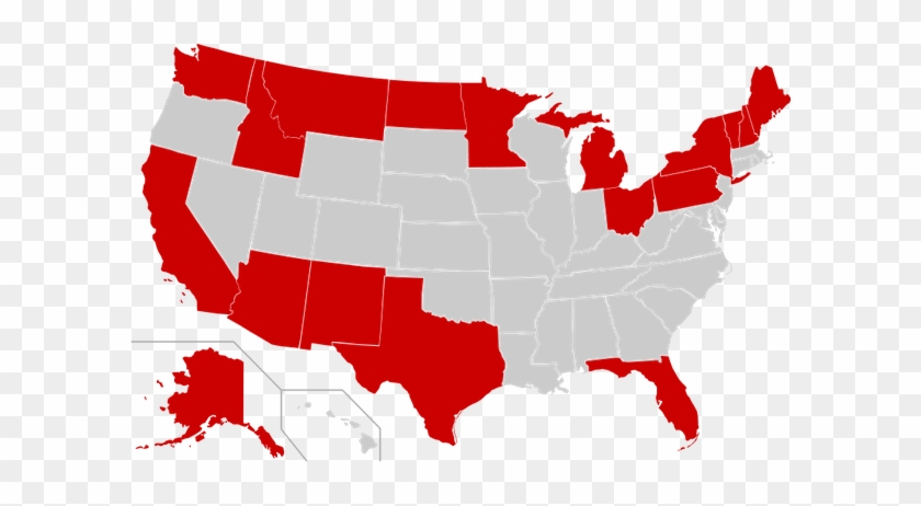Another Three, Indiana, Wisconsin And Illinois Have - 2020 Electoral College Map #1195643