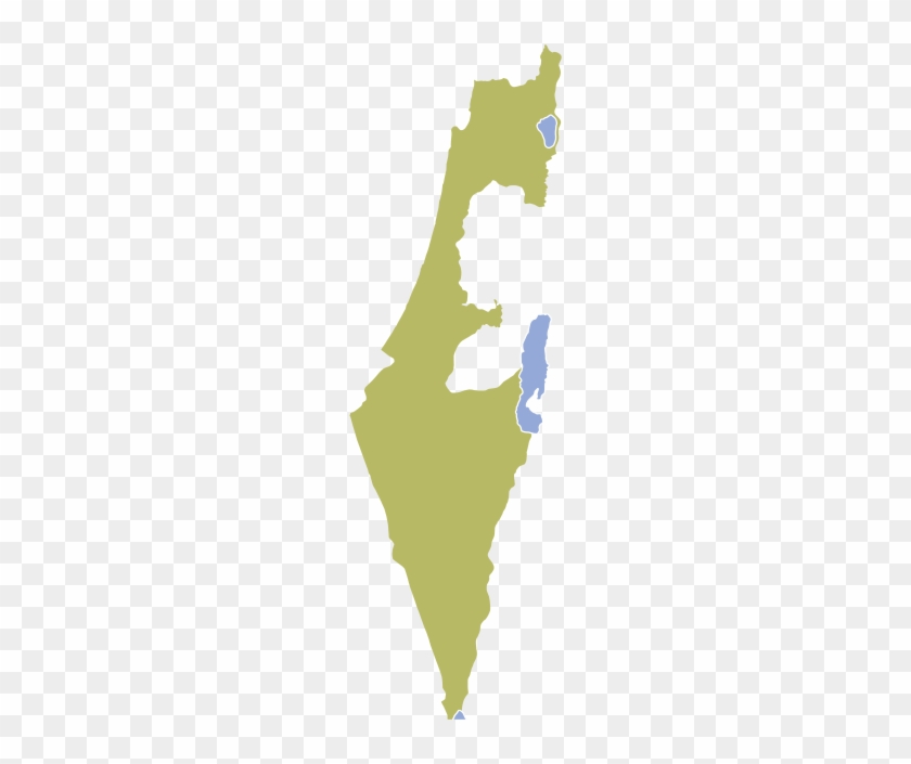 Israel Clipart - Israel Map Vector Png #1195666