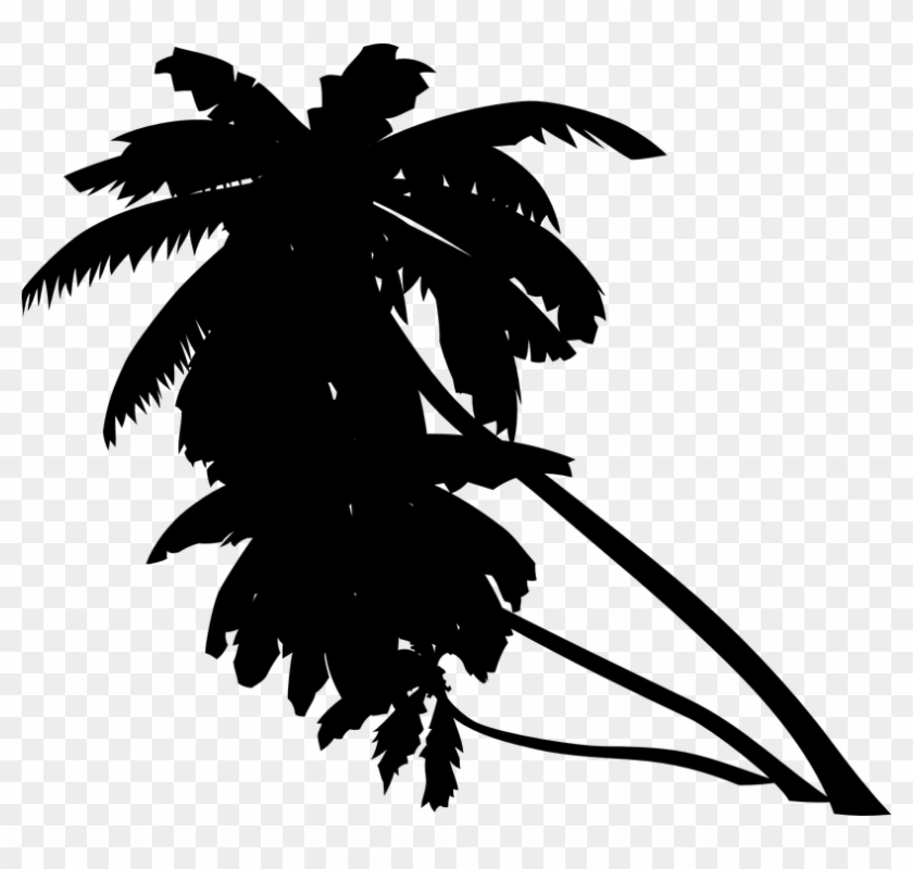 Black Palm Tree Png #1195691