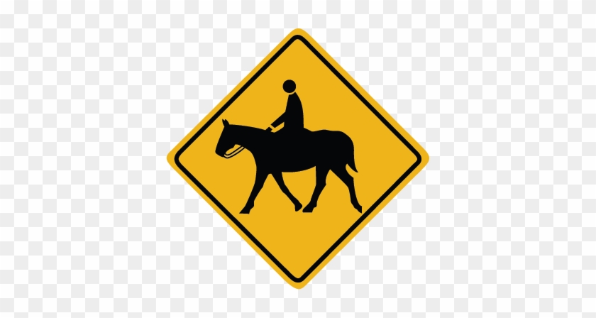 Zapwalls Decals Horse Crossing Wall Graphic - Children Crossing Sign Ireland #1195695