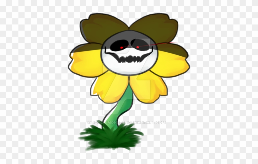 Flowey By Kotomory - Undertale Flowey Assustador - Free Transparent PNG  Clipart Images Download