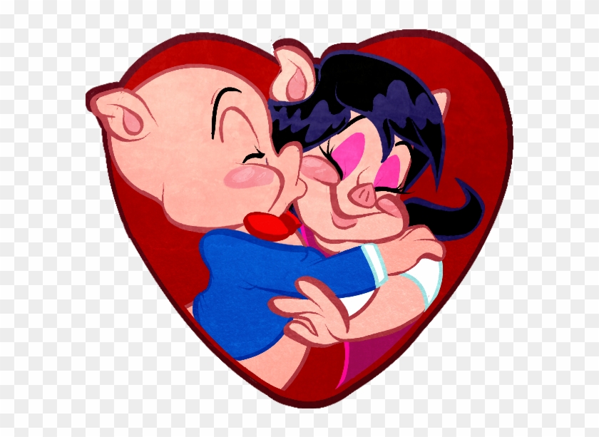 By Darkwingsnark - Porky And Petunia Pig - Free Transparent PNG Clipart Ima...