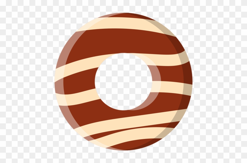 Icono De Donut De Chocolate Transparent Png - Chocolate #1196144