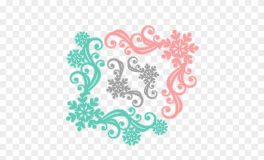 Snowflake Flourish Set Svg Scrapbook Cut File Cute - Free Svg Cut Files For Cricut #1196262