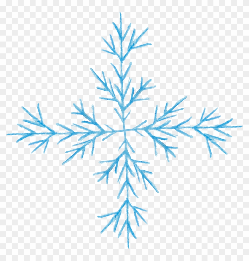 Snowflake Blue Clip Art - Snowflake #1196303